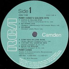 Perry Como - Como's Golden Hits - Rca Camden