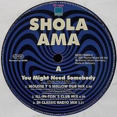 Shola Ama - You Might Need Somebody - WEA