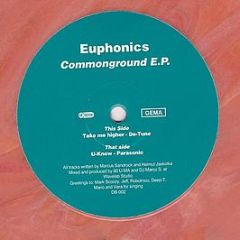 Euphonics - Commonground EP (Orange Vinyl) - Dreambase Recordings