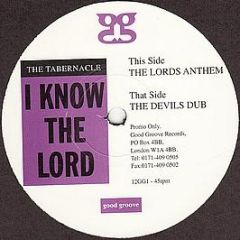 The Tabernacle - I Know The Lord - Good Groove Records