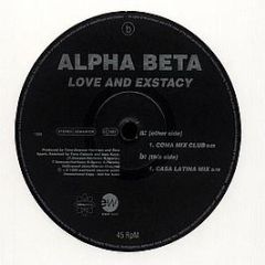 Alpha Beta - Love And Extacy - Ultraphonic