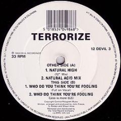 Terrorize - Natural High - Devil Recordings