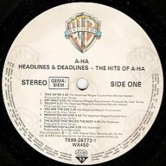 A-Ha - Headlines And Deadlines - The Hits Of A-Ha - Warner Bros. Records