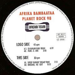 Afrika Bambaataa & Soulsonic Force - Planet Rock 98 - Dream Team