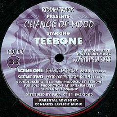 Teebone - Change Of Mood - Riddim Track Records