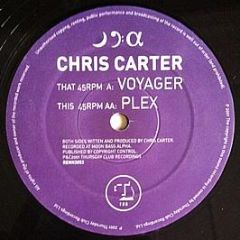 Chris Carter - Voyager / Plex - Thursday Club Recordings (TCR)