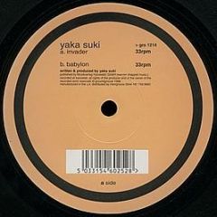 Yaka Suki - Invader / Babylon - Ground Groove