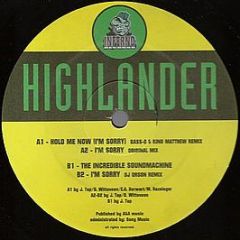Highlander - Hold Me Now - Inferno Records