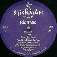 Biotrans - 96 Remixes - Stickman Records