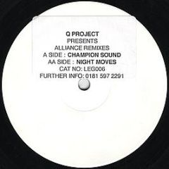 Q Project - Alliance Remixes - Legend Records (UK)