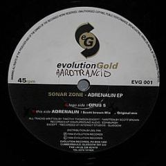 Sonar Zone - Adrenalin EP - Evolution Gold