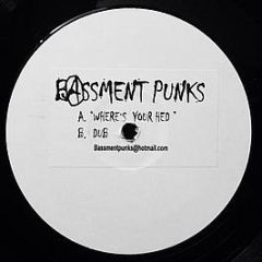 Bassment Punks - Where's Your Hed - White
