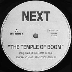 Next - The Temple Of Boom - Say No More