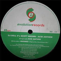 DJ Dell V's Scott Brown - Acid Anthem - Evolution Records