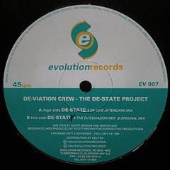 De-Viation Crew - The De-State Project - Evolution Records