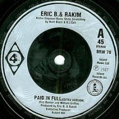 Eric B. & Rakim - Paid In Full (Mini Madness - The Coldcut Remix) - 4th & Broadway