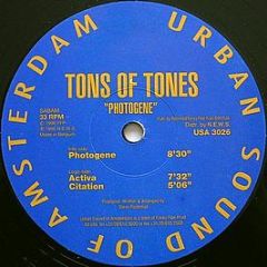 Tons Of Tones - Photogene - Urban Sound Of Amsterdam