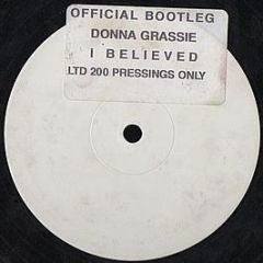 Donna Grassie - I Believed - Just Another Label