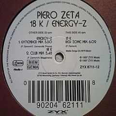 Piero Zeta - Energy-Z / 18 K - ZYX Music