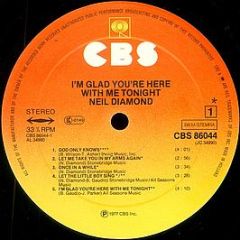Neil Diamond - I'm Glad You're Here With Me Tonight - CBS