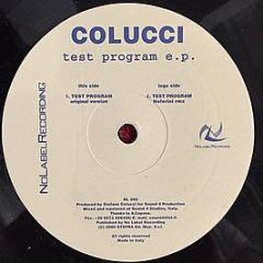 Colucci - Test Program EP - No Label
