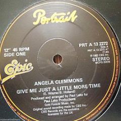 Angela Clemmons - Give Me Just A Little More Time - Portrait