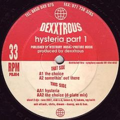 Dexxtrous - Hysteria Part 1 - Planet Earth Records