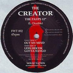 The Creator - The Payps 12" - Fourth Wave Records