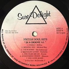 Various Artists - British Soul Hits In A Groove Volume 1 - Sure Delight