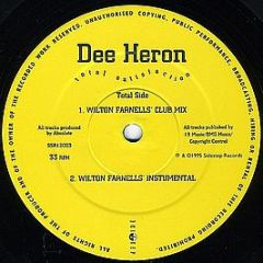 Dee Heron - Total Satisfaction - Sidestep Records