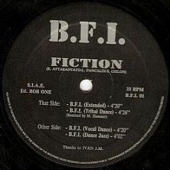 B.F.i. Featuring Sylvia Carter - Fiction - B.F.I.