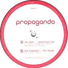 Generation Dub / Taxman - The Omen / Dub Inspector - Propaganda Recordings