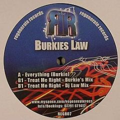 Burkie - Burkies Law - Regenerate Records