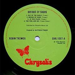 Robin Trower - Bridge Of Sighs - Chrysalis