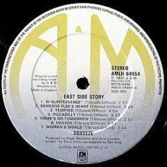 Squeeze - East Side Story - A&M Records