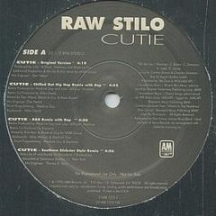 Raw Stilo - Cutie - A&M Records