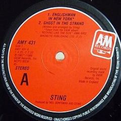 Sting - Englishman In New York - A&M Records