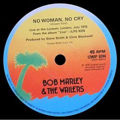 Bob Marley & The Wailers - No Woman, No Cry / Jamming - Island Records