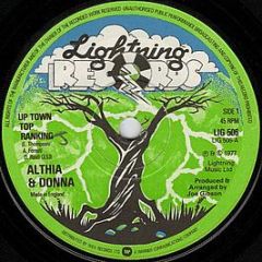 Althia & Donna / Mighty Two - Up Town Top Ranking / Calico Suit - Lightning Records