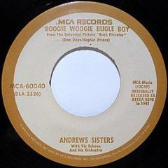 Andrews Sisters - Boogie Woogie Bugle Boy - MCA