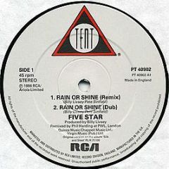 5 Star - Rain Or Shine (Remixed Version) - Tent