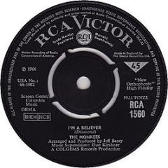 The Monkees - I'm A Believer - Rca Victor
