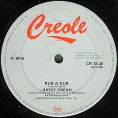 Judge Dread - Rub-A-Dub - Creole Records