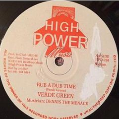 Verdie Green, Donna V - Wine Wine / Rub A Dub Time - High Power Music