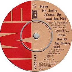 Steve Harley And Cockney Rebel - Make Me Smile (Come Up And See Me) - EMI