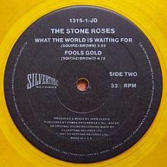 The Stone Roses - Fools Gold 9.53 (Gold Vinyl) (No Sleeve) - Silvertone Records