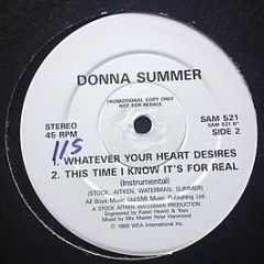 Donna Summer - This Time I Know It's For Real - Warner Music UK Ltd.