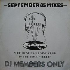 Various Artists - September 85 Mixes - DMC