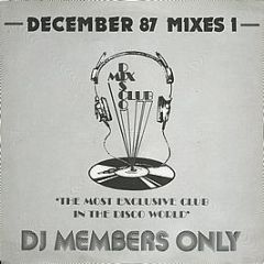 Various Artists - December 87 - Mixes 1 - DMC