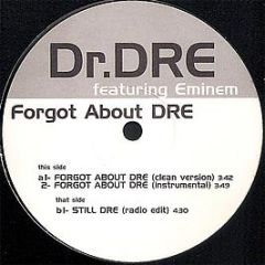 Dr. Dre Featuring Eminem - Forgot About Dre - White